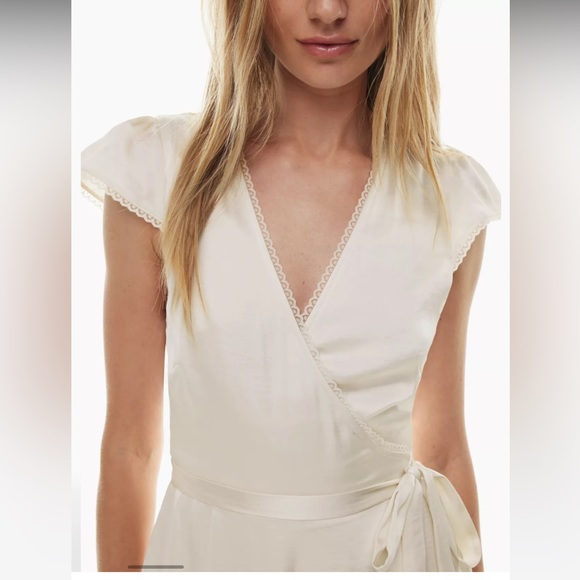 Aritzia Mademoiselle Satin Dress - Picture 2 of 7